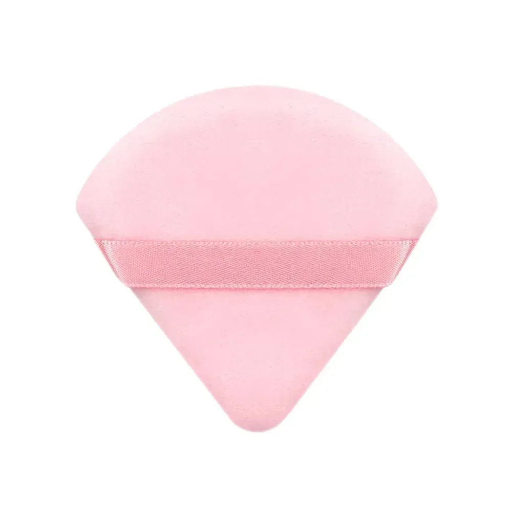1/3/6Pcs Triangle Velvet Powder Puff Sponges for Flawless Makeup