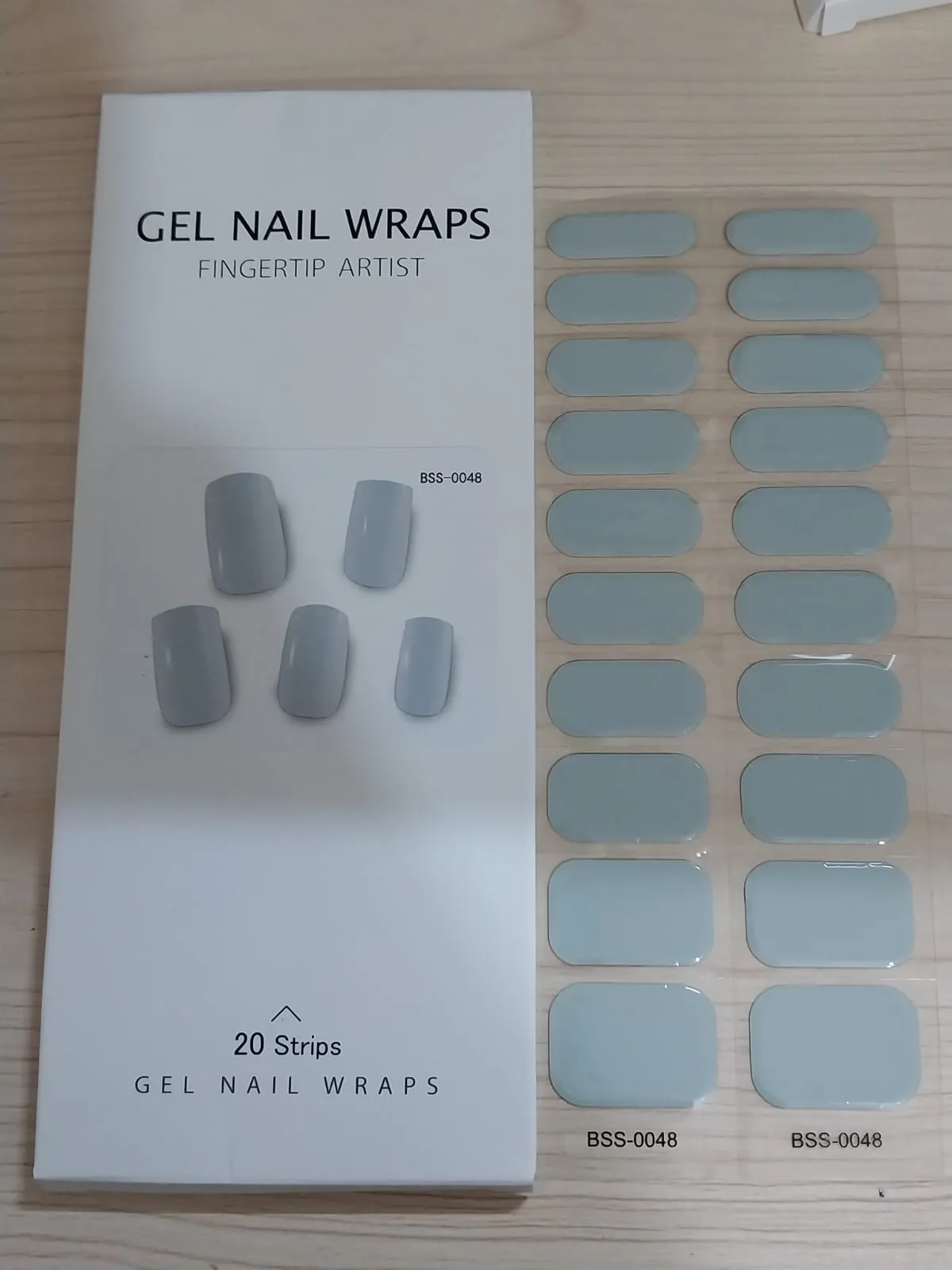 20 pcs Semi-Cured Gel Nail Strips | BSS-0048