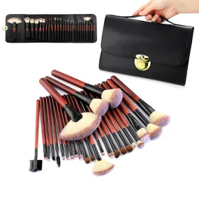 26pcs Premium Synthetic Makeup Brush Set for Foundation Blending