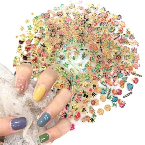 30 Sheets 3D Nail Art Stickers,Gold/Flower Design Luxury Nail Self-Adhesive Decals Rose Flower Letters Metallic Nail Stickers for Women Girls Salon Home DIY Nail Decoration Accessories