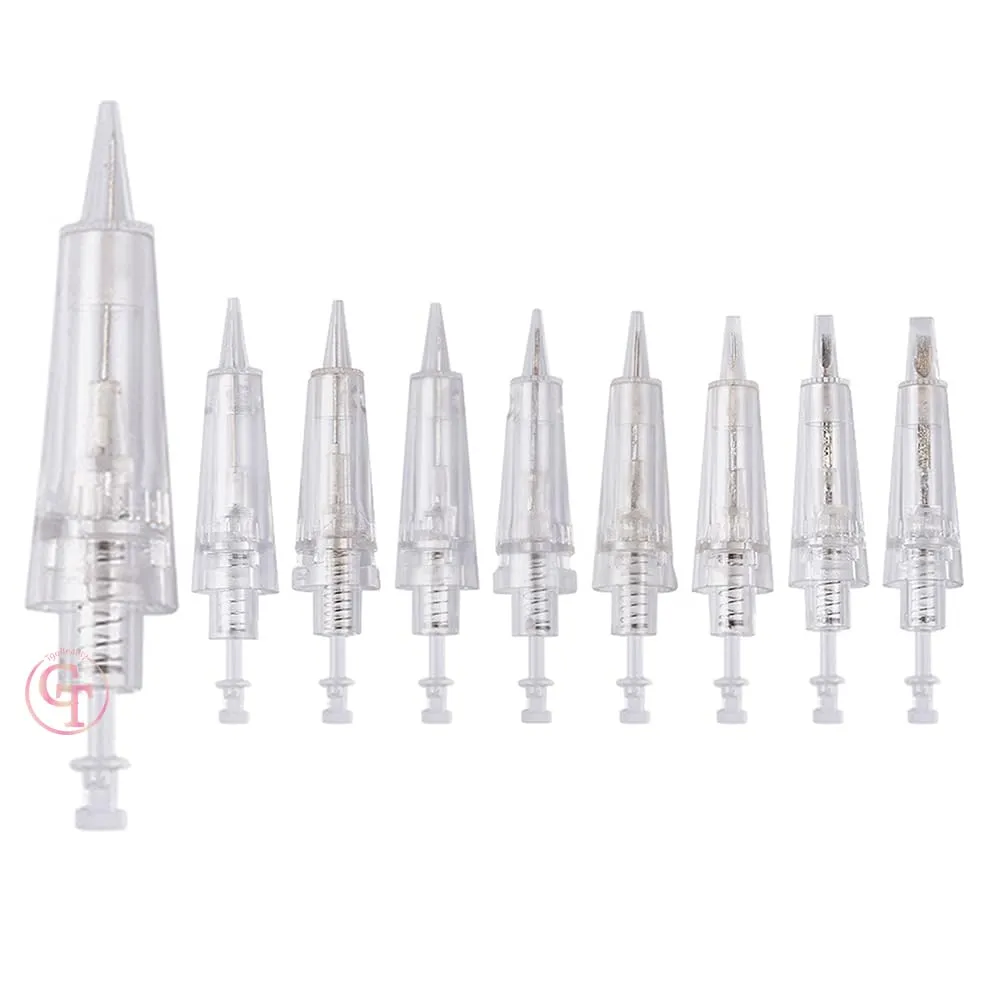 50pcs/Pack Permanent Makeup Needles Cartridge for Eyebrow Eyliner Tattoo Machine 1P 3P 5P 5F 7F for Ombre Powder Eyebrow Shading Microblading Makeup (50pcs 3P)