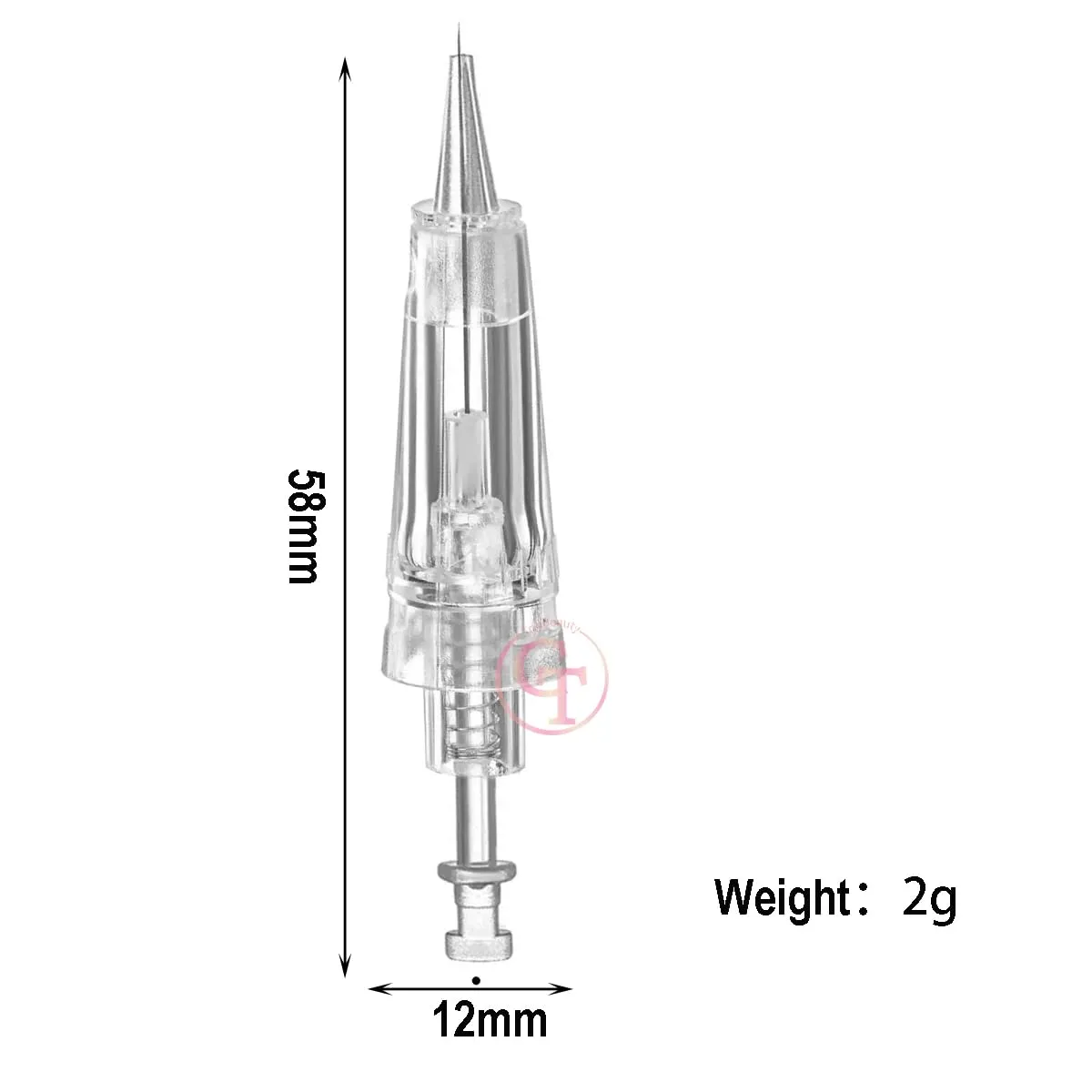 50pcs/Pack Permanent Makeup Needles Cartridge for Eyebrow Eyliner Tattoo Machine 1P 3P 5P 5F 7F for Ombre Powder Eyebrow Shading Microblading Makeup (50pcs 3P)