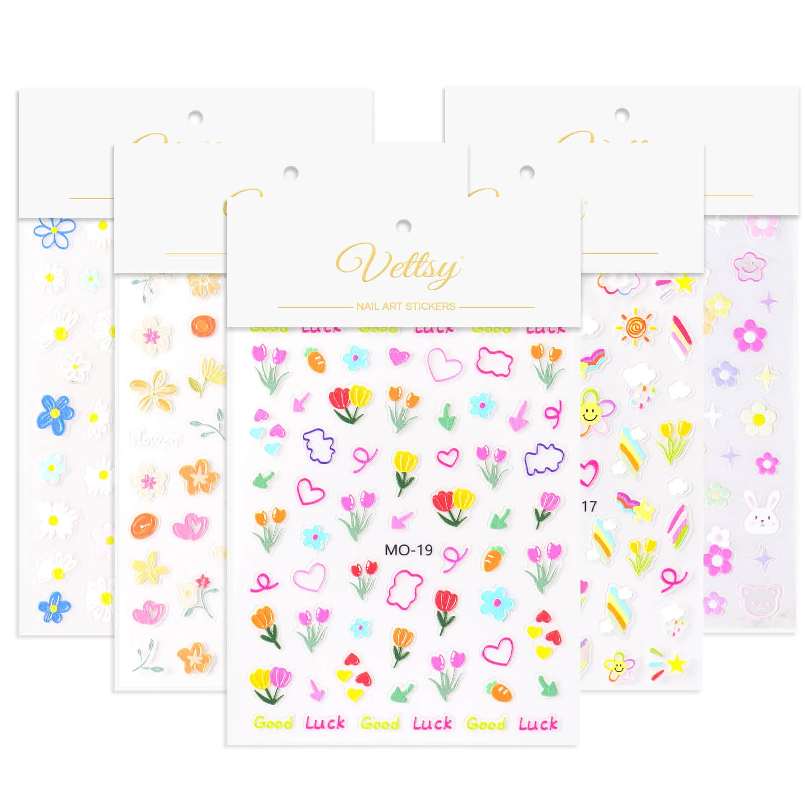 5D Nail Stickers-Flower