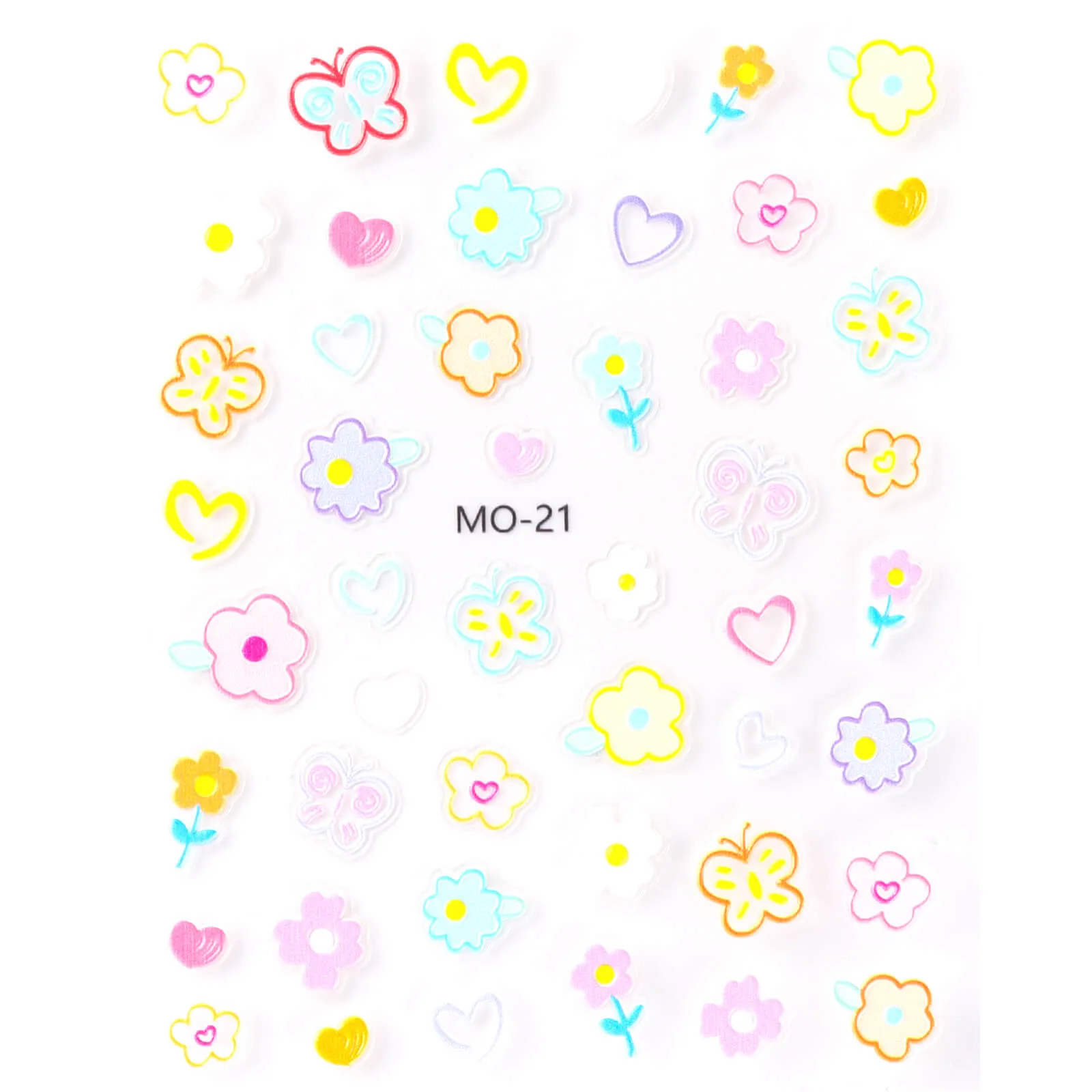 5D Nail Stickers-Flower