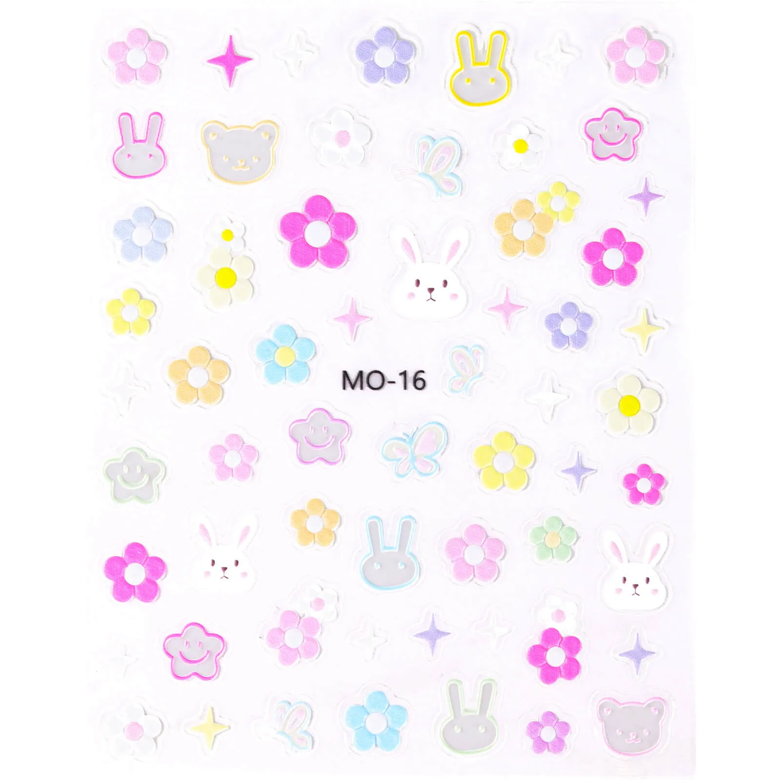 5D Nail Stickers-Flower