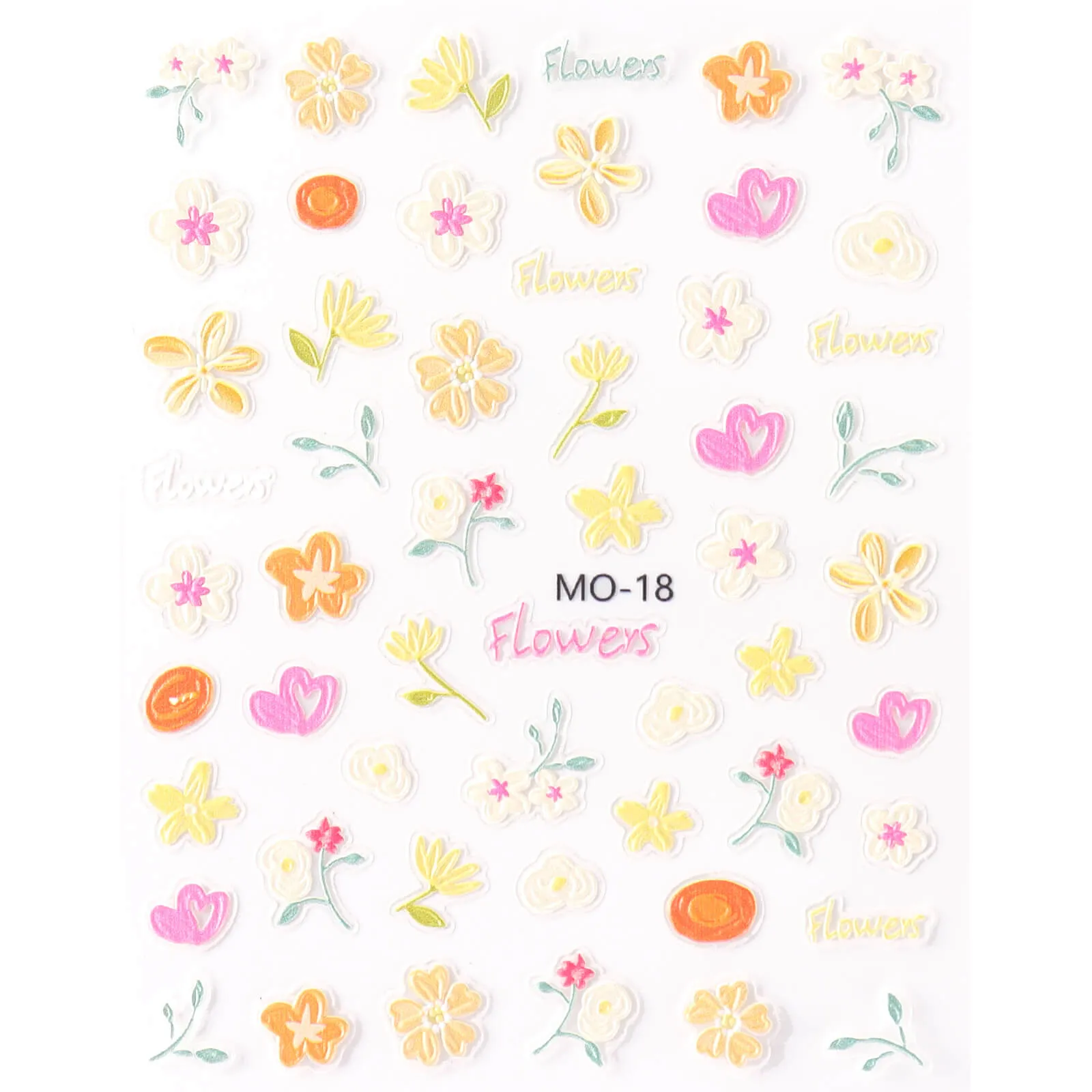 5D Nail Stickers-Flower