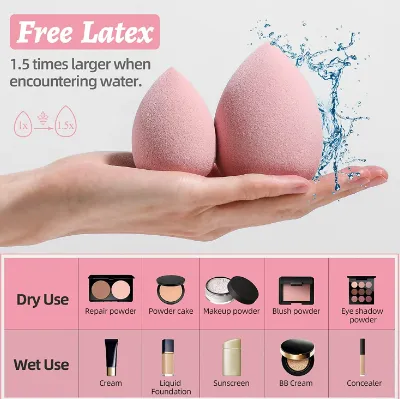 7 Pieces Makeup Sponge Set