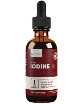 Active Iodine - Nascent Iodine Drops - Liquid Delivery for Better Absorption - Supports Healthy Energy, Vitality, & Iodine Levels