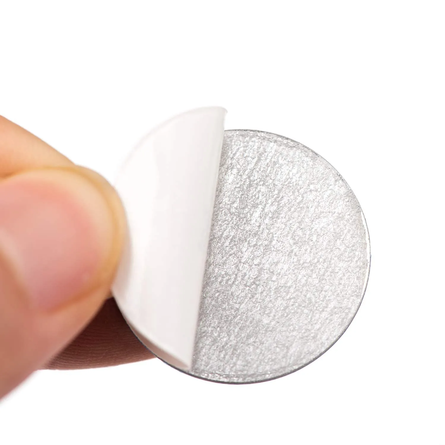 Allwon 100Pcs Metal Stickers for Magnetic Palette Empty Eyeshadow Makeup Palette   Depotting Spatula (50Pcs Round   50Pcs Square)