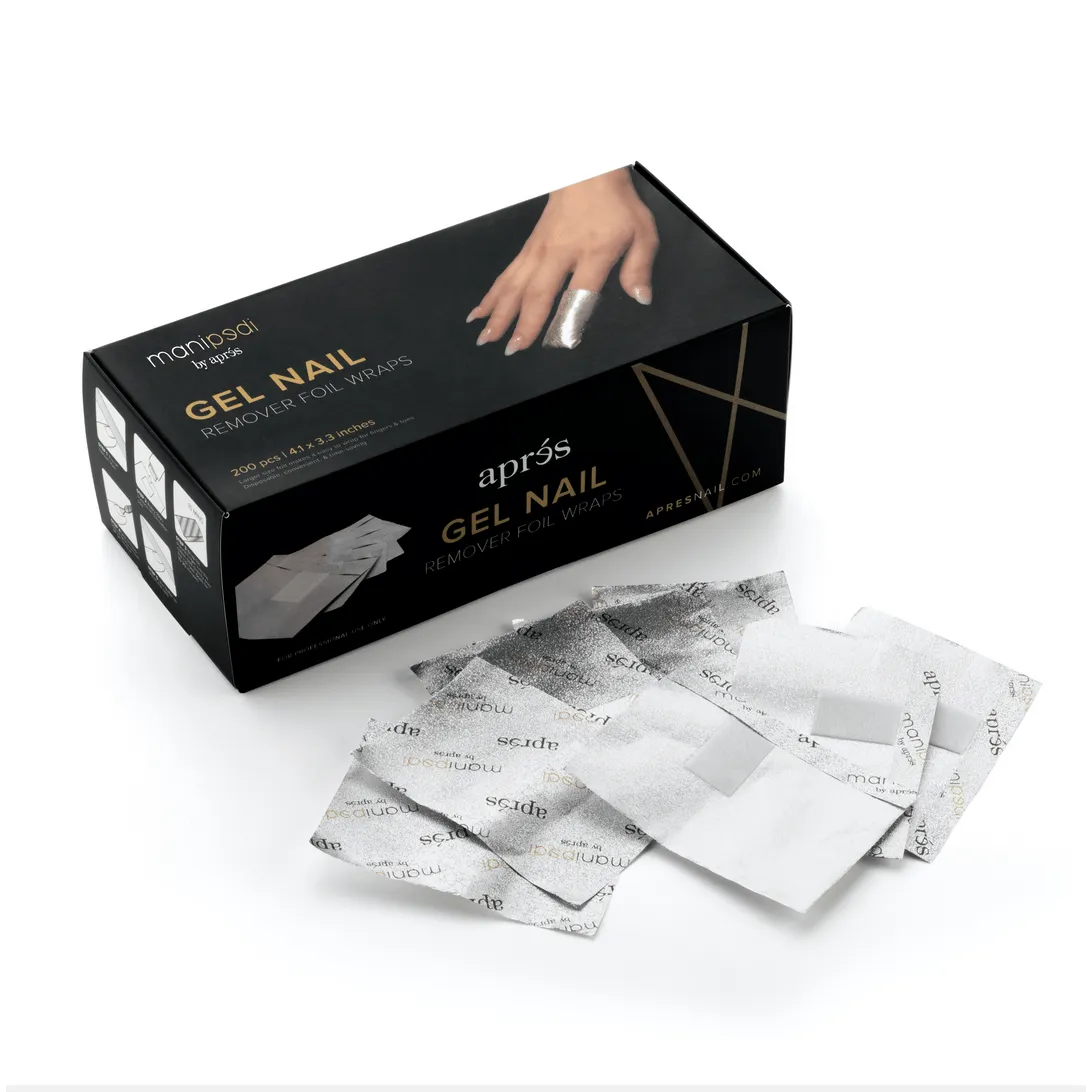 Apres Nail Remover Foil Wraps 200pcs