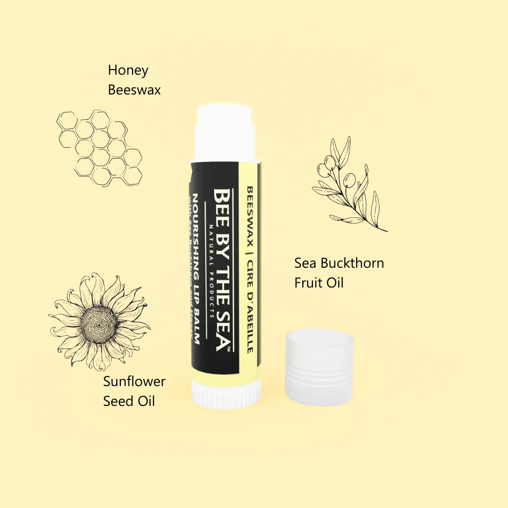 Bee by the Sea Lip Balm with Beeswax 0.15oz / 4.25gr