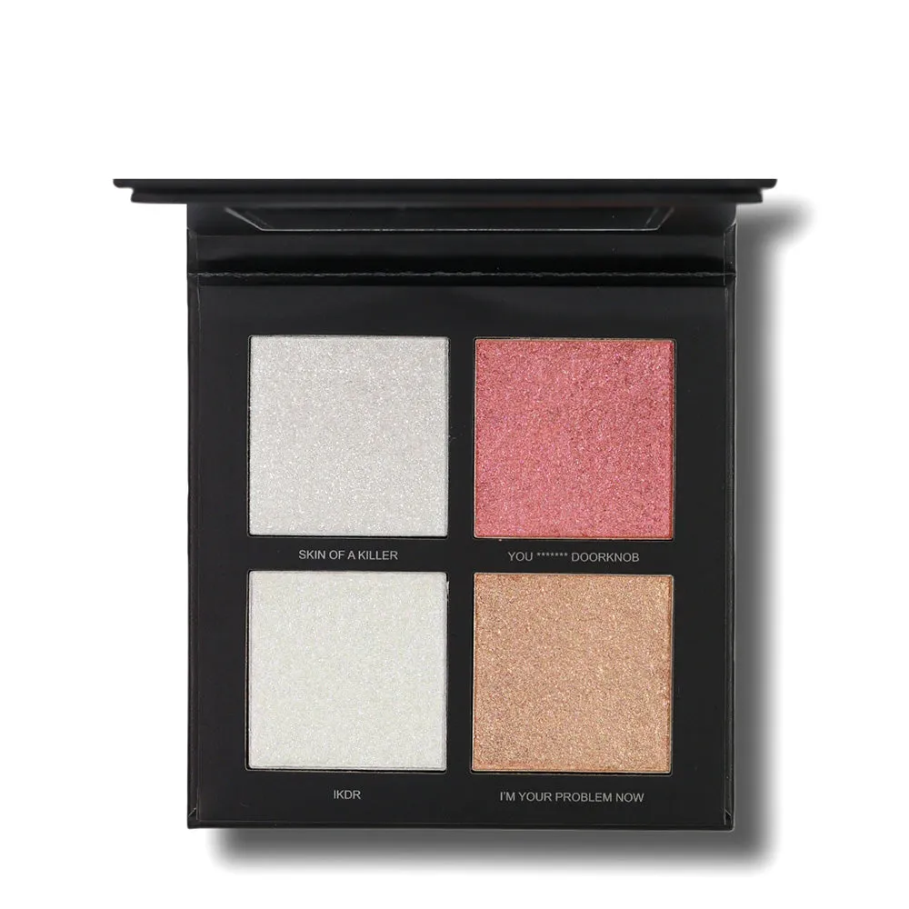 Blend Bunny Cosmetics Little Miss 'She Never Misses' Simply Put Highlighter Quad