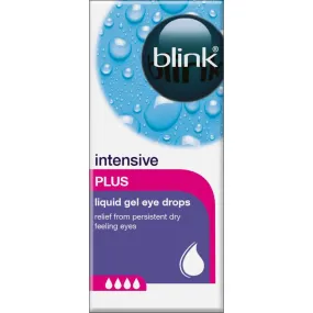 Blink Intensive Plus Liquid Gel Eye Drops 10Ml 10ML
