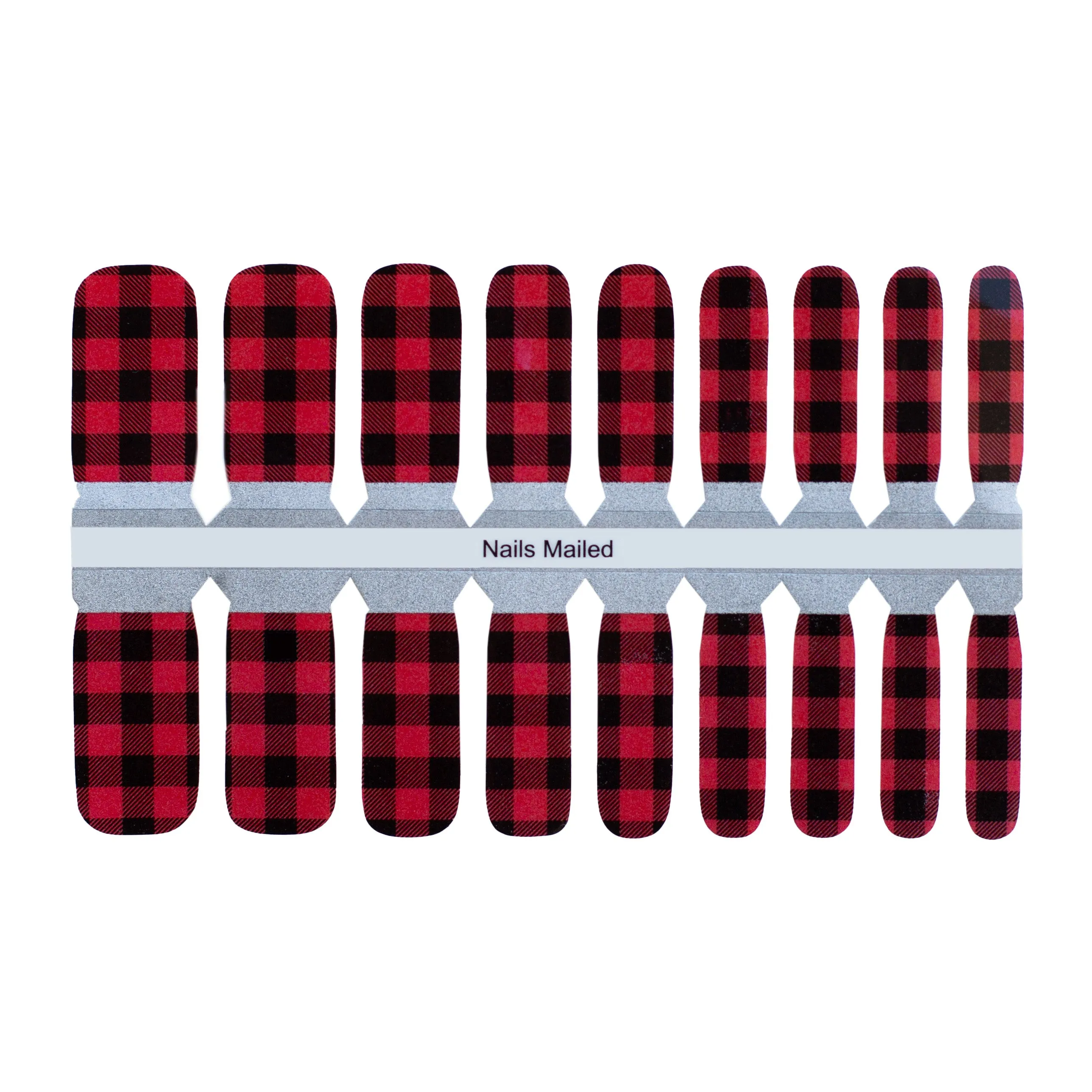 Buffalo Plaid - Kids Nails - Nail Wrap of the Week