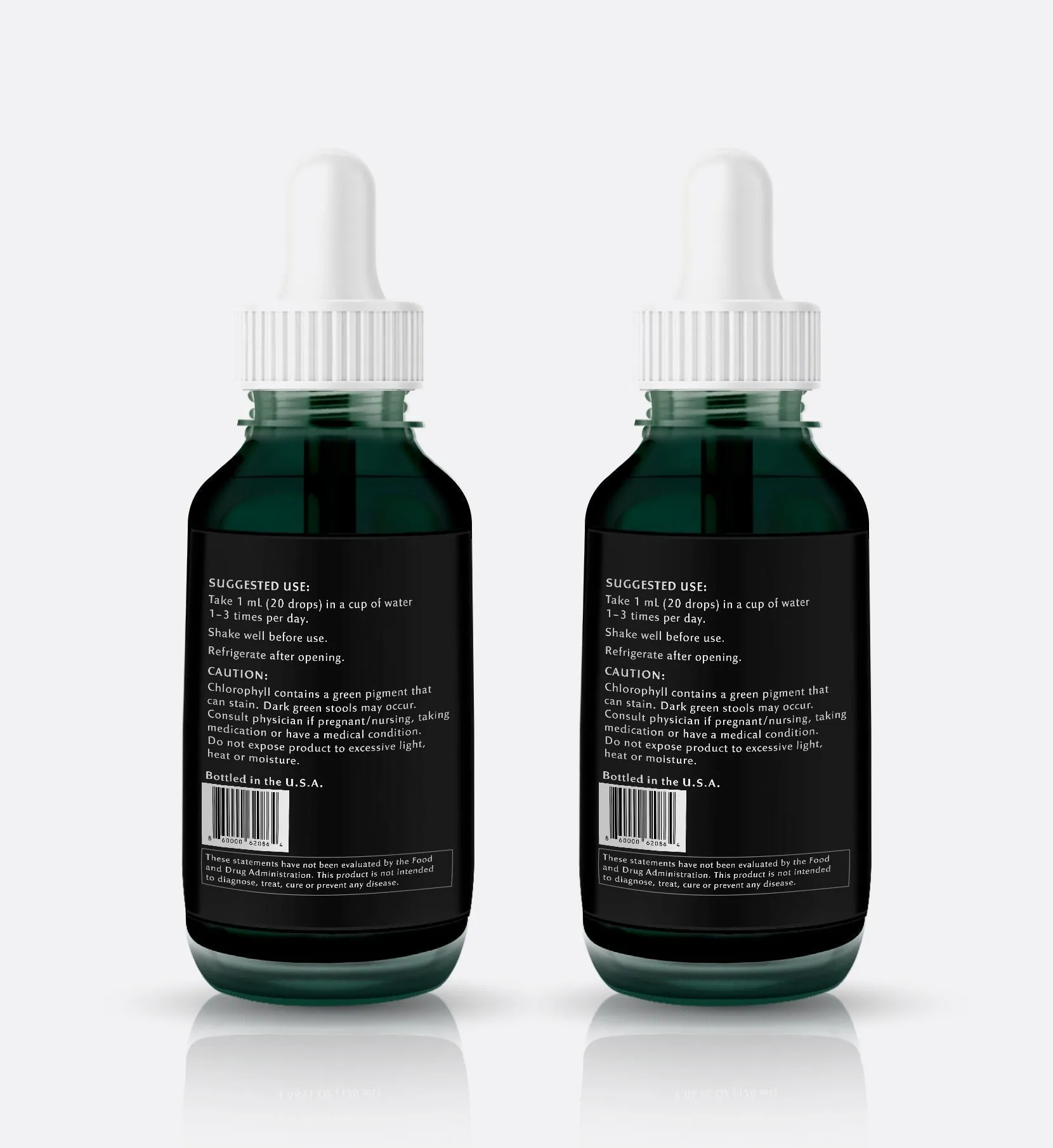 Chlorophyll Water 2 Pack: Chlorophyll Water Drops: SUPER CONCENTRATE Liquid Chlorophyll (240 Servings) with Electrolytes and Vitamins