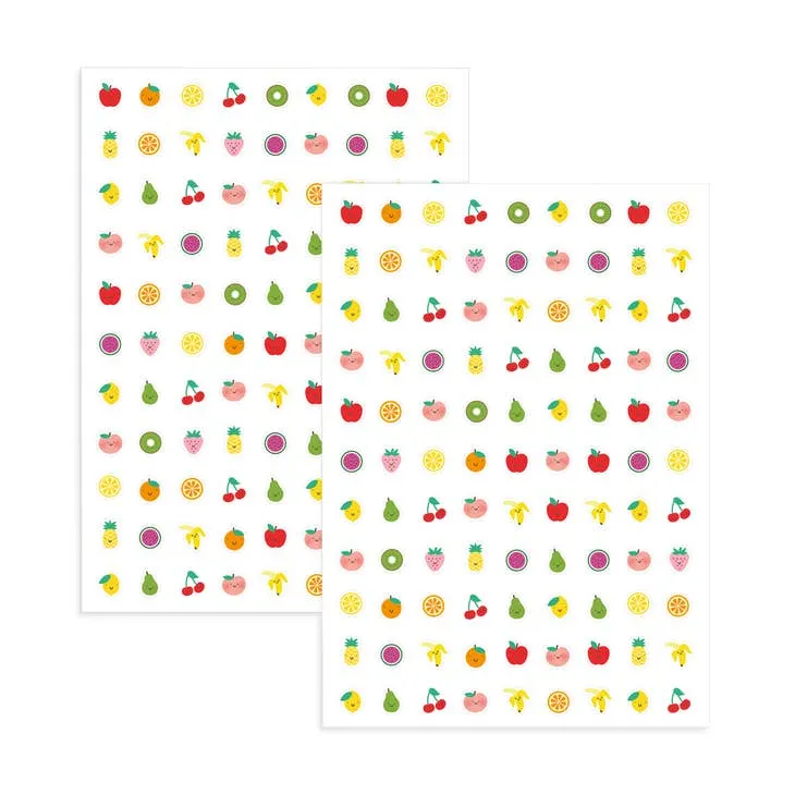 Clementine Nail Sticker - 2 sheets S0060