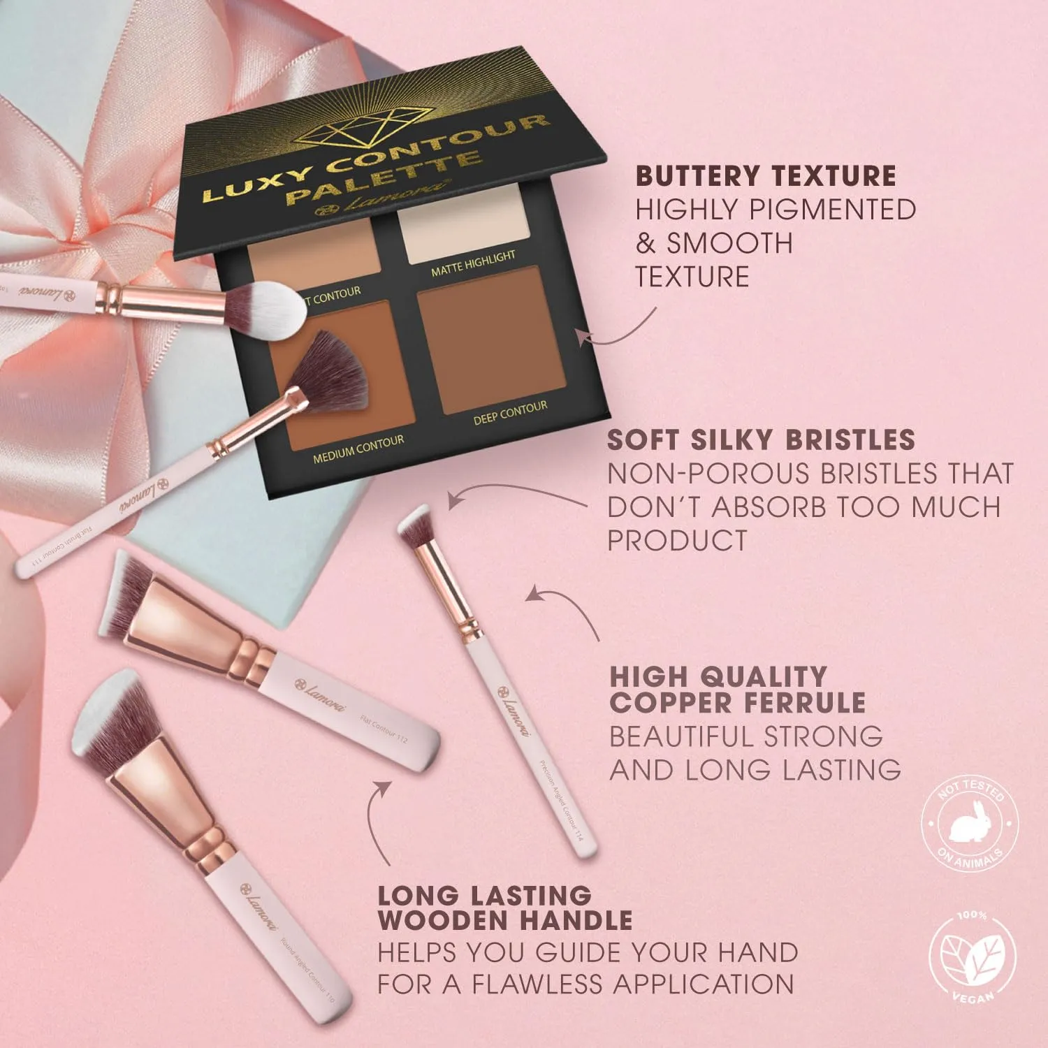 Contour Brush Set with Powder Contour Palette