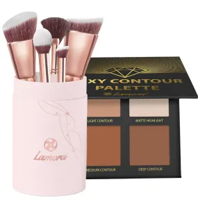 Contour Brush Set with Powder Contour Palette
