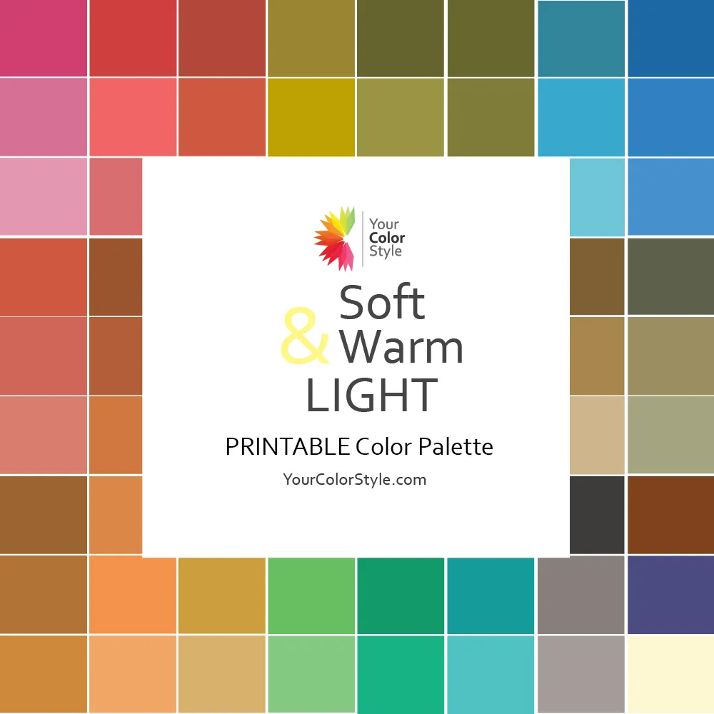 Digital Color Palettes - One Page