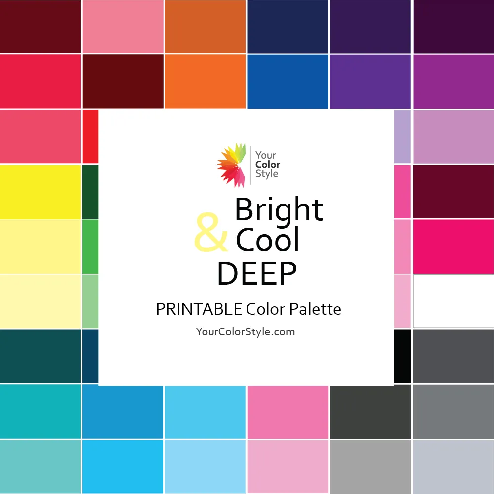 Digital Color Palettes - One Page