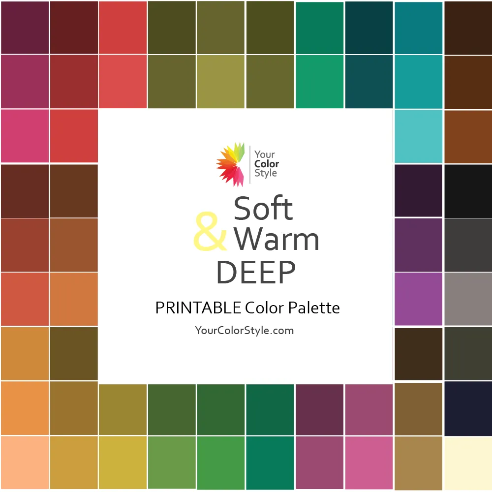 Digital Color Palettes - One Page