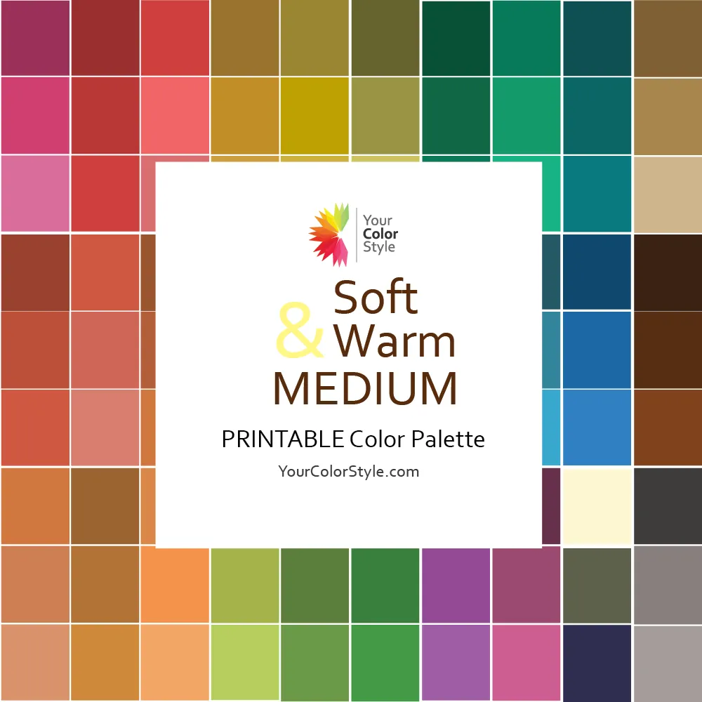 Digital Color Palettes - One Page