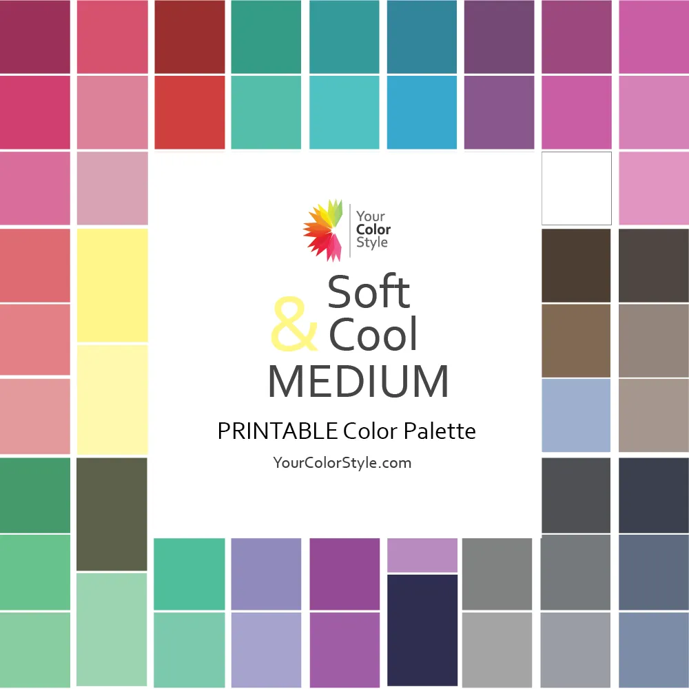 Digital Color Palettes - One Page