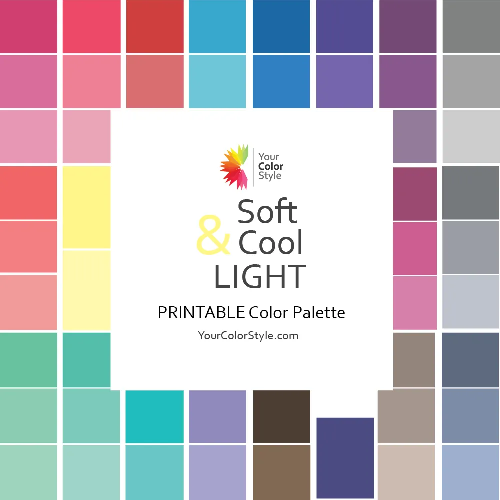 Digital Color Palettes - One Page