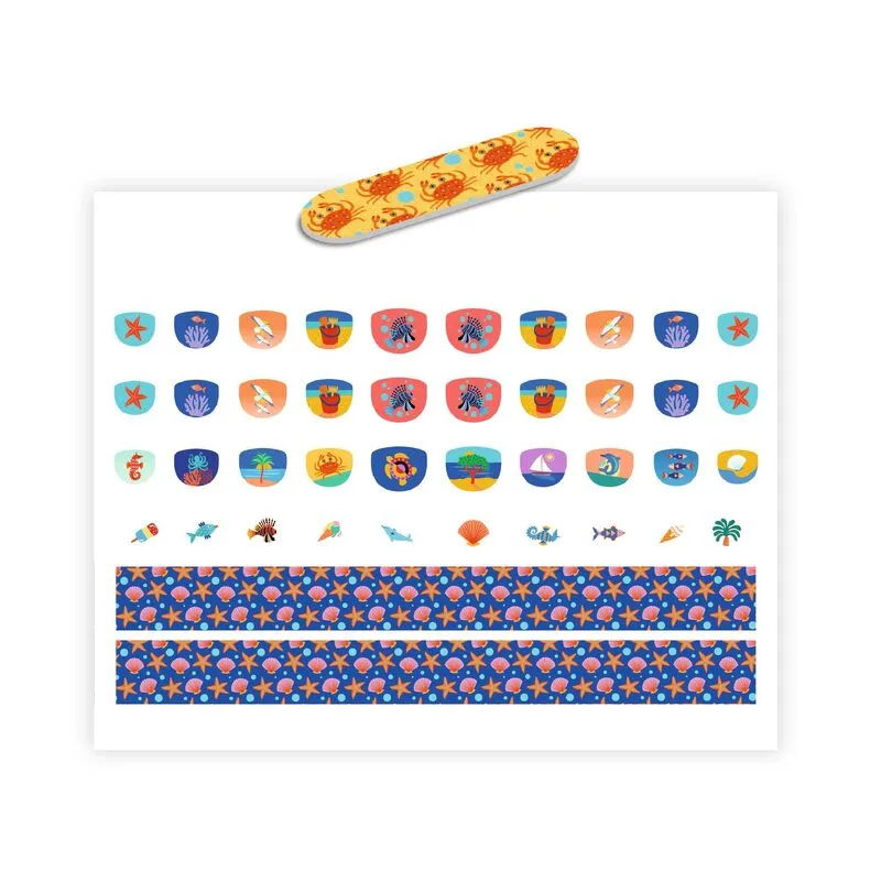DJECO 120 Mediterranean Nail Stickers