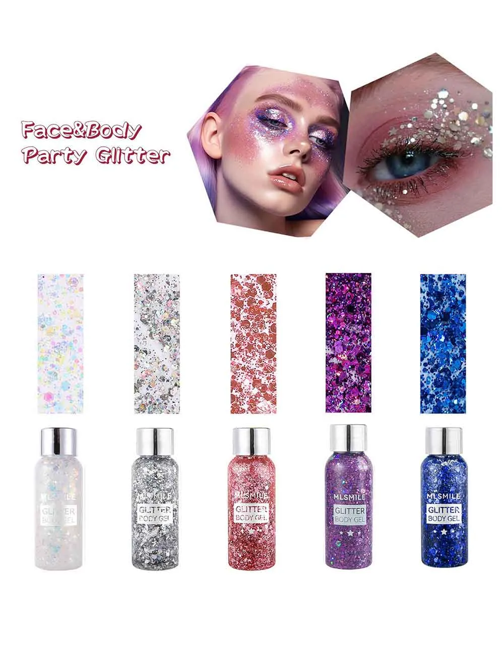 Face&Body Party Glitter Gel