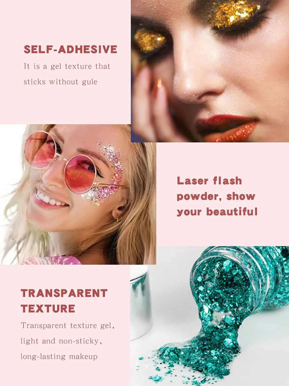 Face&Body Party Glitter Gel