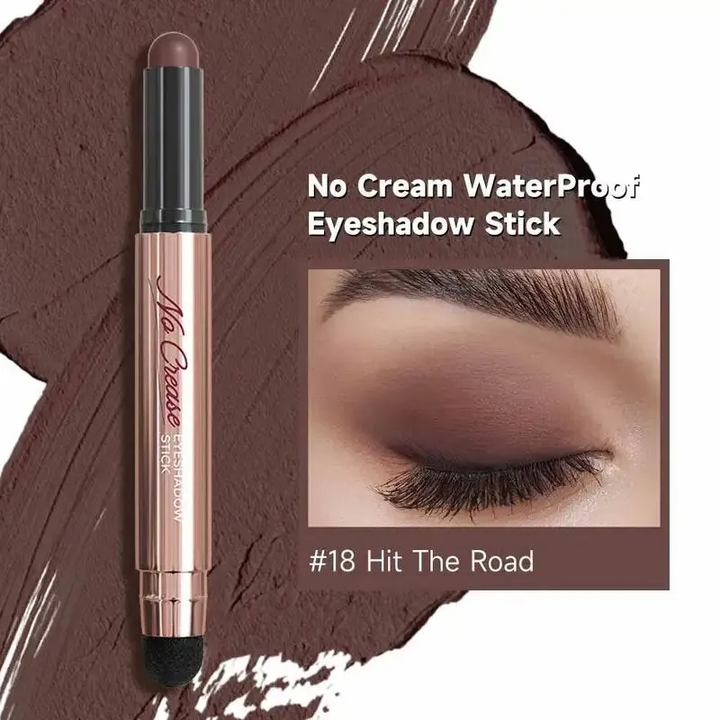 FOCALLURE Pearlescent Eyeshadow Pencil Stick Waterproof Lasting No Crease Highlighter Glitter Eye Shadow Liner Makeup Cosmetics