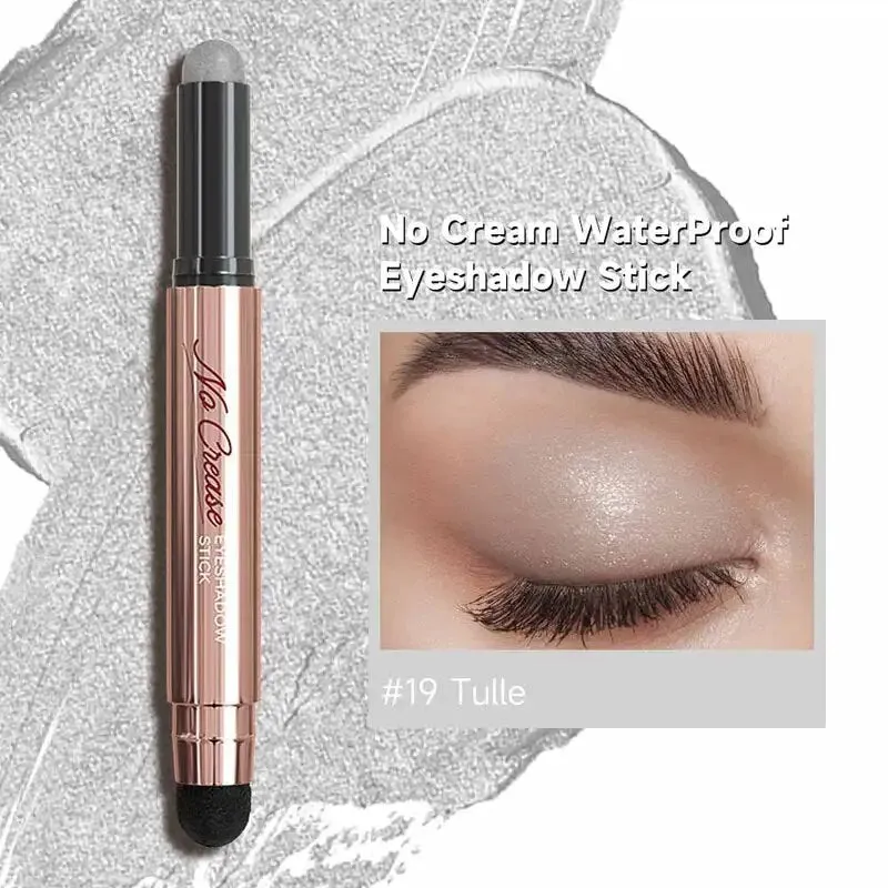 FOCALLURE Pearlescent Eyeshadow Pencil Stick Waterproof Lasting No Crease Highlighter Glitter Eye Shadow Liner Makeup Cosmetics