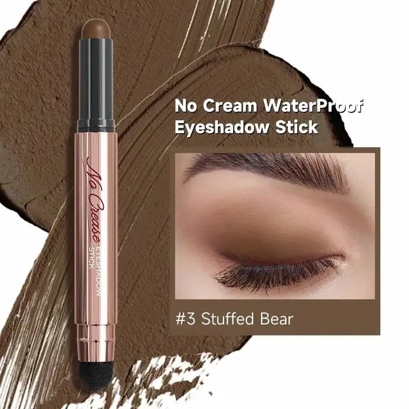 FOCALLURE Pearlescent Eyeshadow Pencil Stick Waterproof Lasting No Crease Highlighter Glitter Eye Shadow Liner Makeup Cosmetics