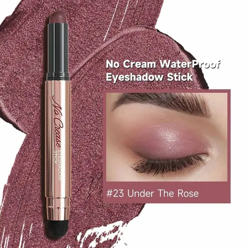 FOCALLURE Pearlescent Eyeshadow Pencil Stick Waterproof Lasting No Crease Highlighter Glitter Eye Shadow Liner Makeup Cosmetics