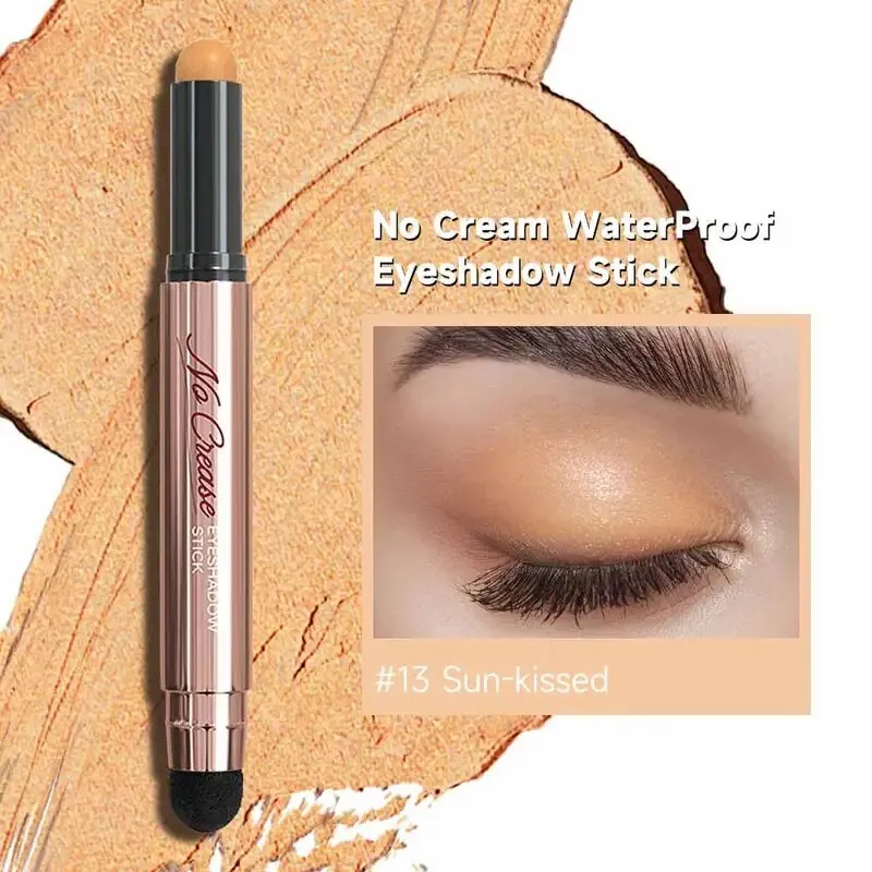 FOCALLURE Pearlescent Eyeshadow Pencil Stick Waterproof Lasting No Crease Highlighter Glitter Eye Shadow Liner Makeup Cosmetics