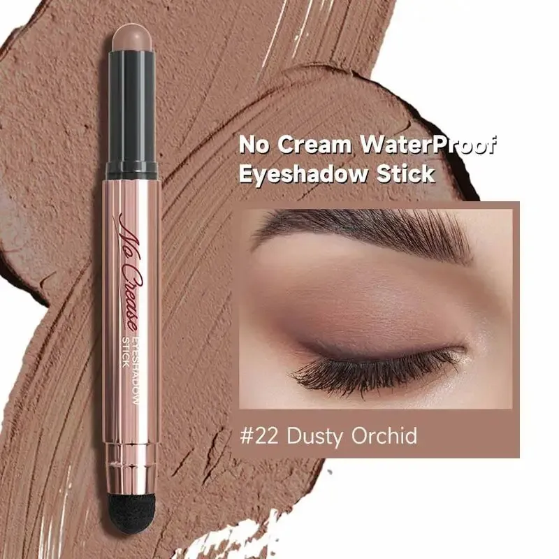 FOCALLURE Pearlescent Eyeshadow Pencil Stick Waterproof Lasting No Crease Highlighter Glitter Eye Shadow Liner Makeup Cosmetics