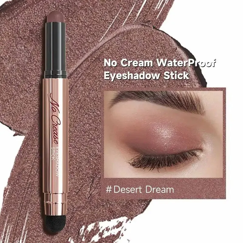 FOCALLURE Pearlescent Eyeshadow Pencil Stick Waterproof Lasting No Crease Highlighter Glitter Eye Shadow Liner Makeup Cosmetics