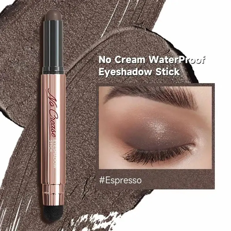 FOCALLURE Pearlescent Eyeshadow Pencil Stick Waterproof Lasting No Crease Highlighter Glitter Eye Shadow Liner Makeup Cosmetics