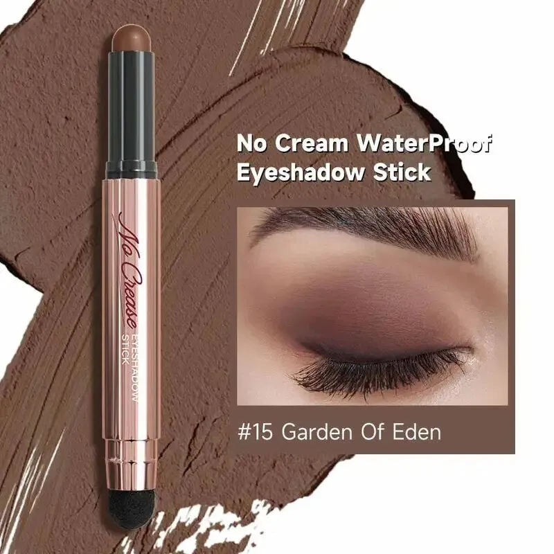 FOCALLURE Pearlescent Eyeshadow Pencil Stick Waterproof Lasting No Crease Highlighter Glitter Eye Shadow Liner Makeup Cosmetics