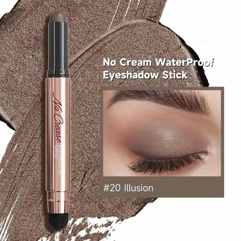 FOCALLURE Pearlescent Eyeshadow Pencil Stick Waterproof Lasting No Crease Highlighter Glitter Eye Shadow Liner Makeup Cosmetics