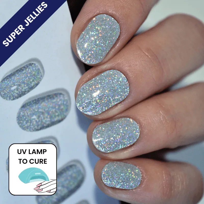 Folklore | Super Jellies DIY Hard Semi Cured Gel Nail Wraps