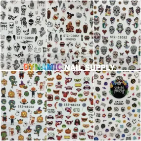 Halloween Nail Art Designs Stickers [STZ Series] for Fall Season 2021