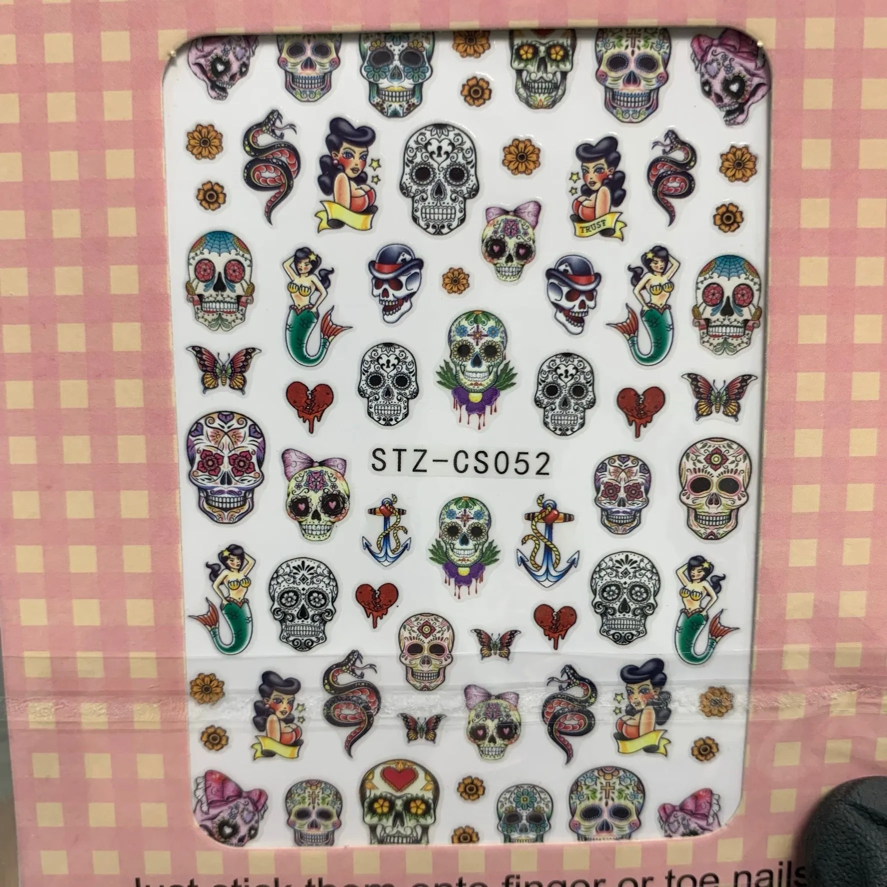 Halloween Nail Art Designs Stickers [STZ Series] for Fall Season 2021