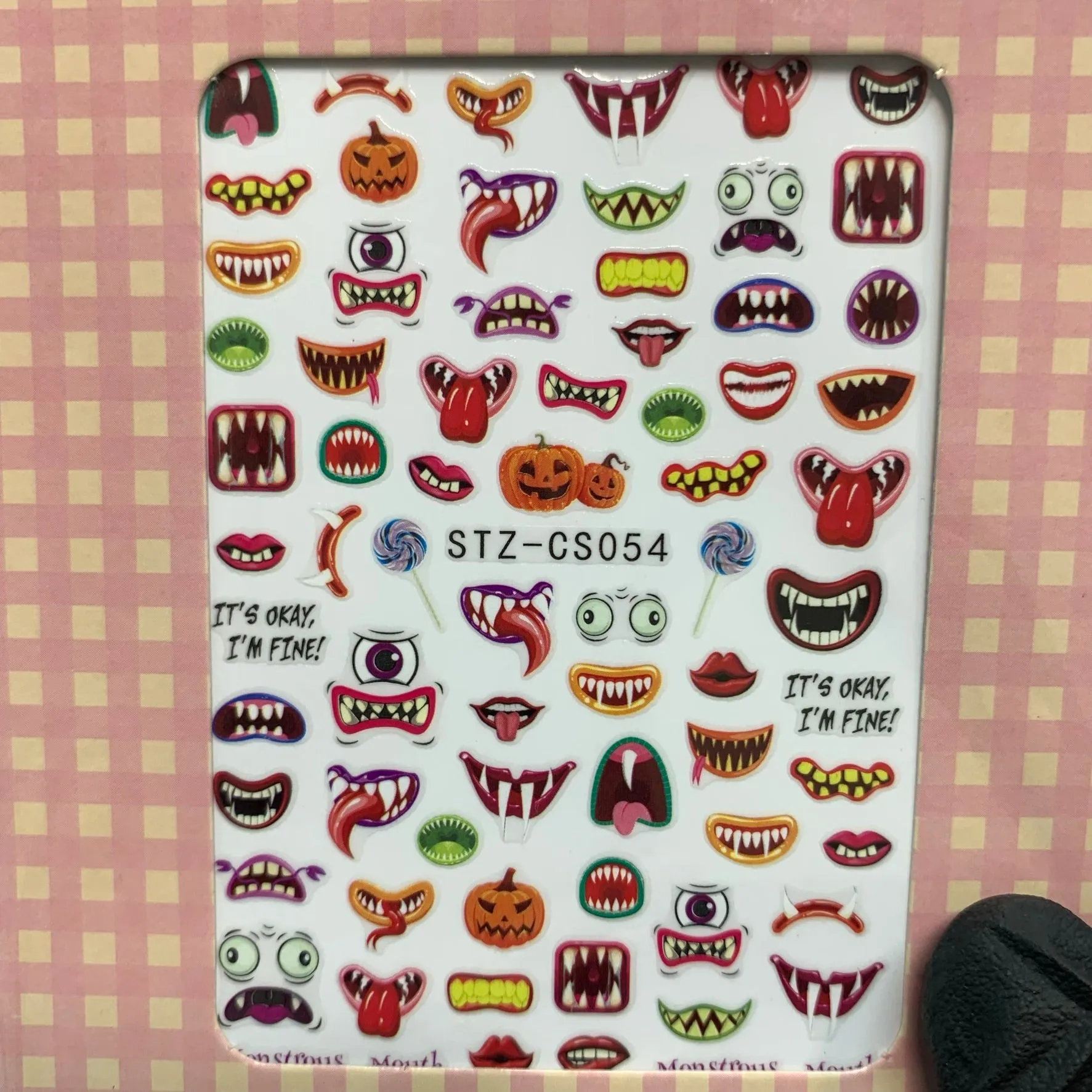 Halloween Nail Art Designs Stickers [STZ Series] for Fall Season 2021