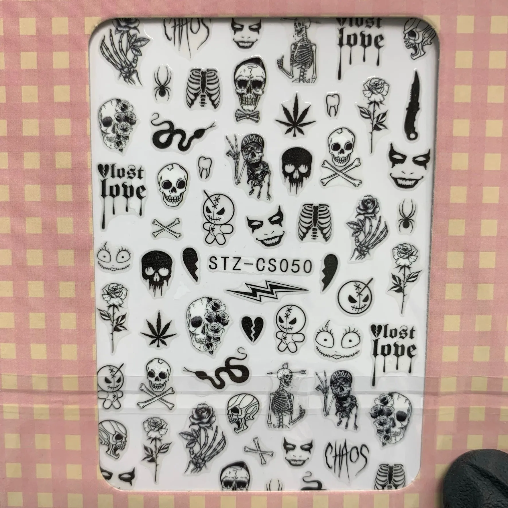 Halloween Nail Art Designs Stickers [STZ Series] for Fall Season 2021