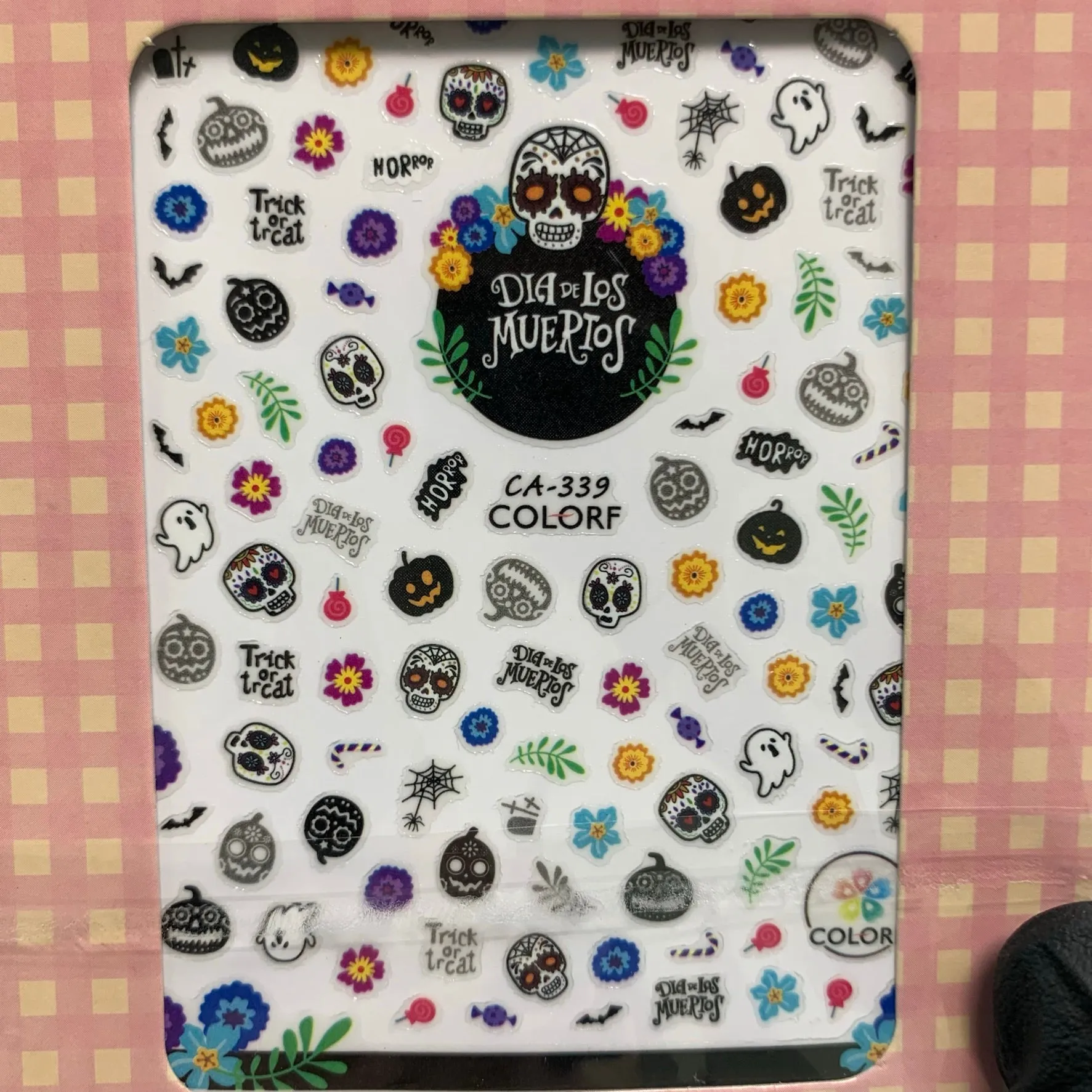 Halloween Nail Art Designs Stickers [STZ Series] for Fall Season 2021