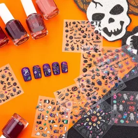 Halloween Nail Art Stickers Gothic Design Day of the Dead Dia De Los Muertos Sugar Skull