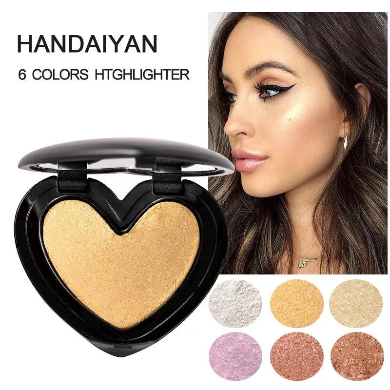 HANDAIYAN Three-Dimensional Repair Capacity High-Gloss Powder Eye Shadow dual-use