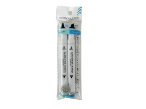 Illustration Marker-Mint Blue-Sky Blue-